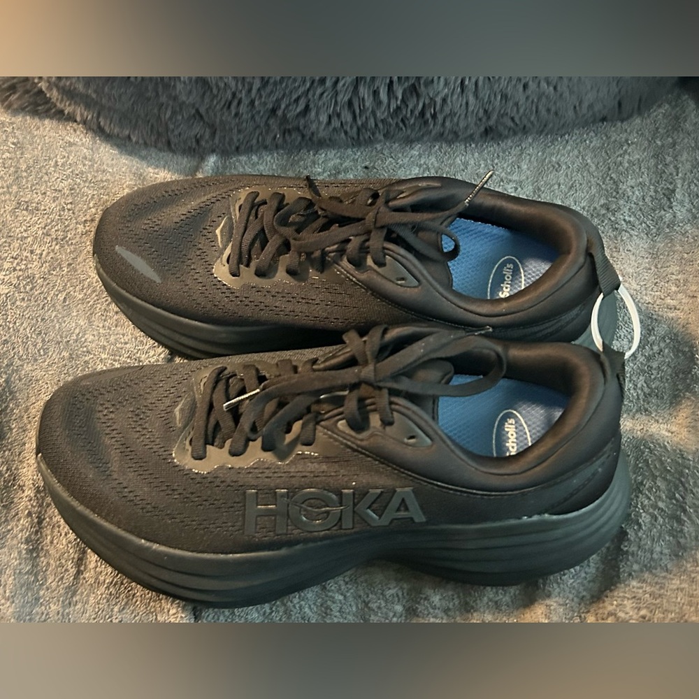 HOKA Black Running Shoes woman